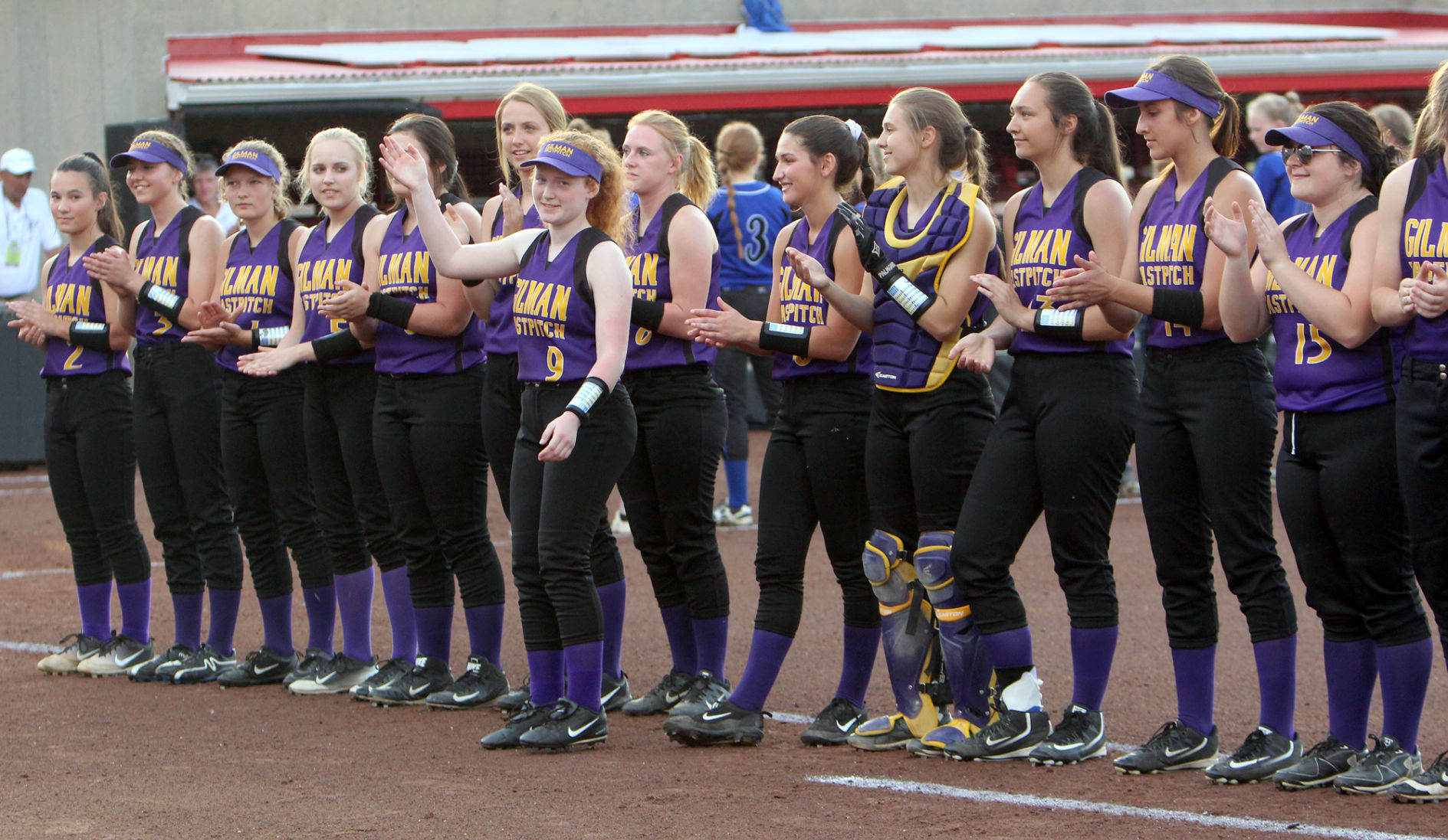 Gilman vs Blair-Taylor softball at Division 5 state semifinals 6-6-19
